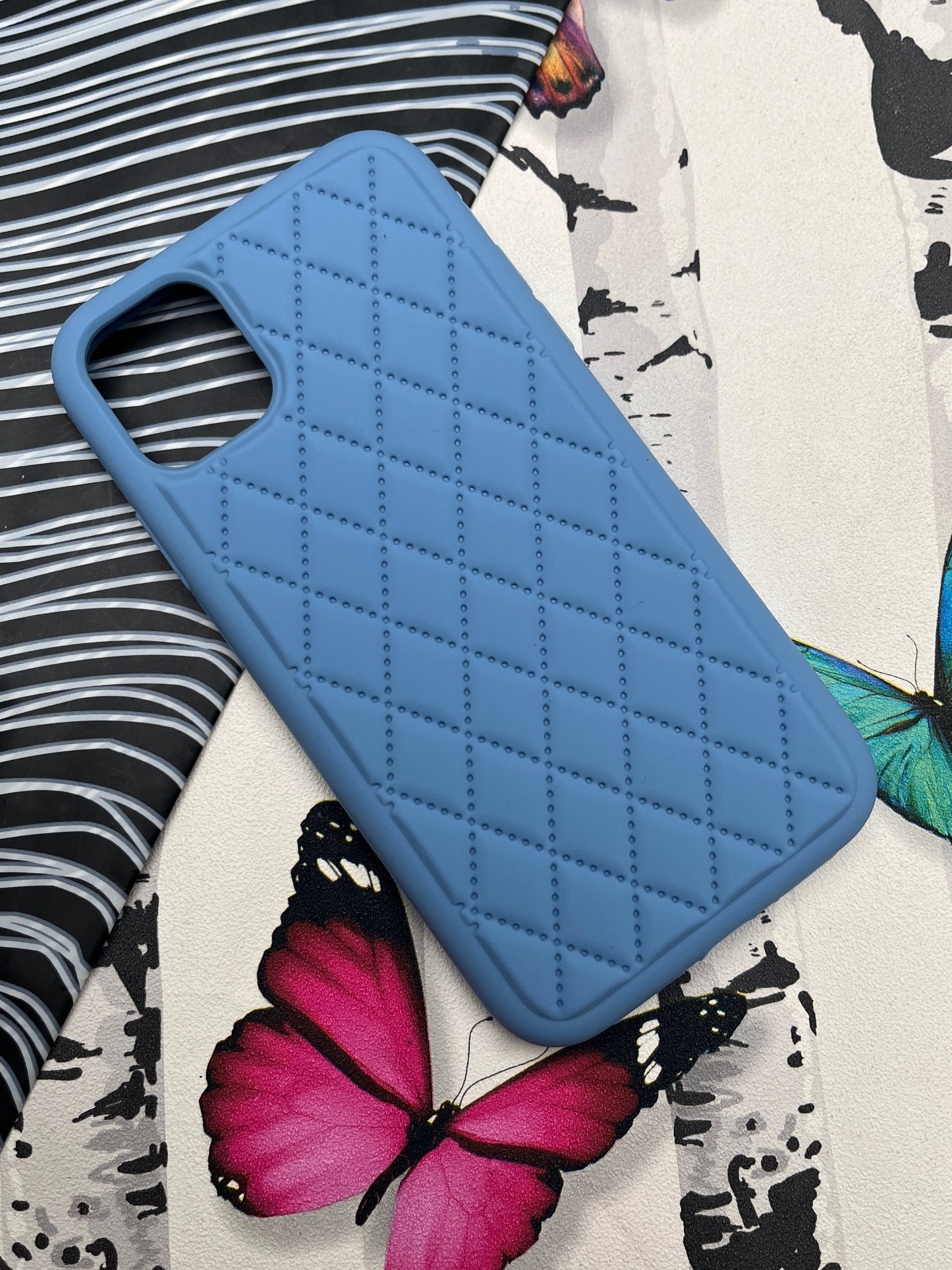 Quilted Matte Silicone Case