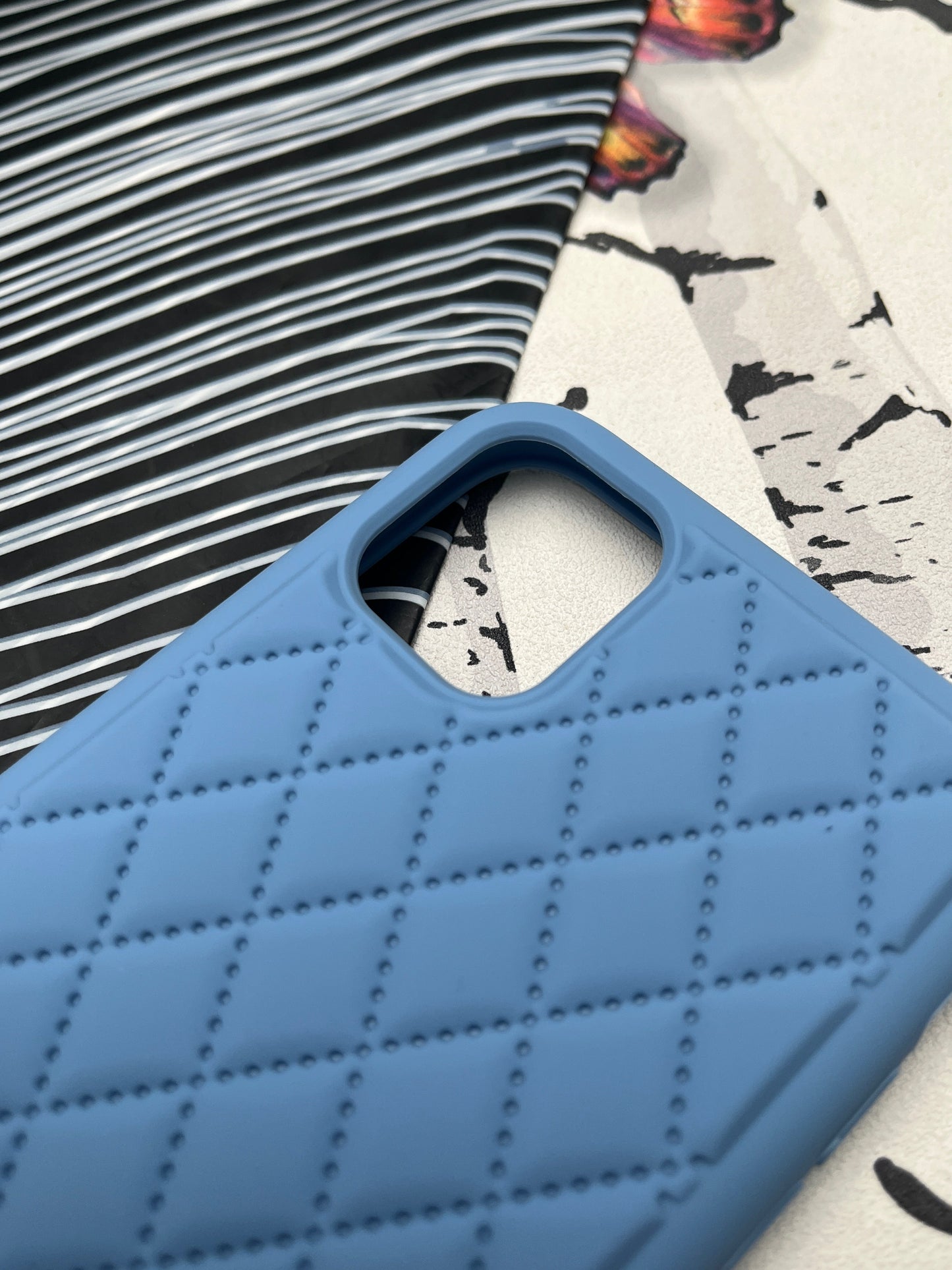 Quilted Matte Silicone Case