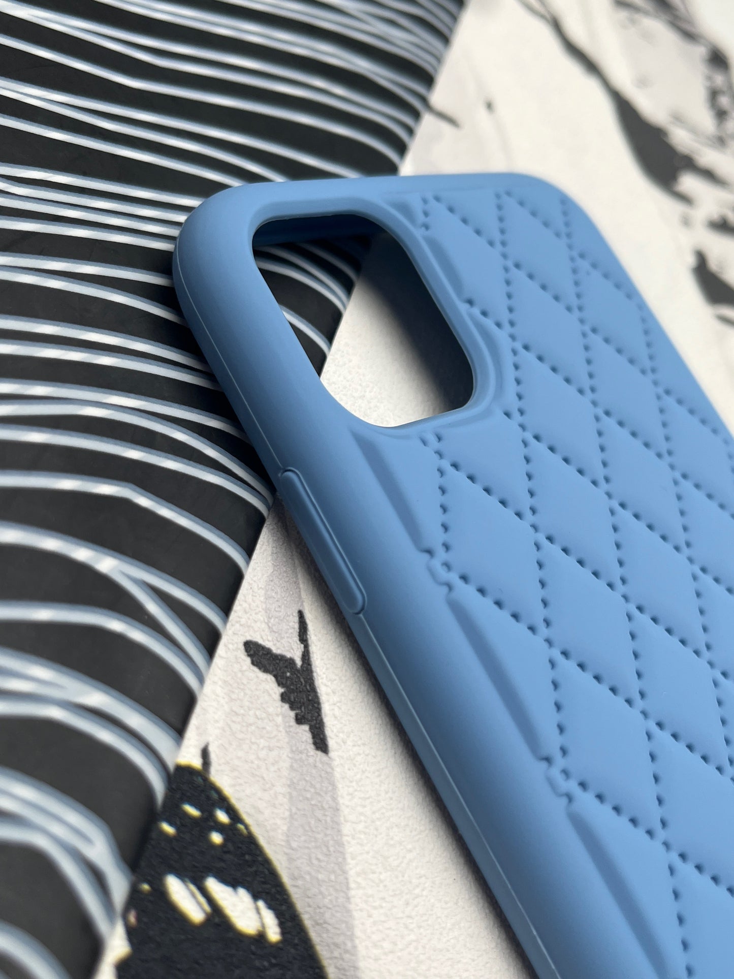 Quilted Matte Silicone Case