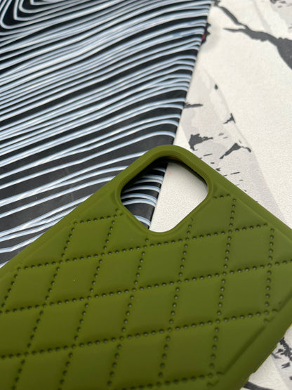 Quilted Matte Silicone Case