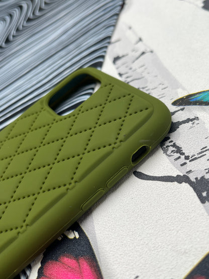 Quilted Matte Silicone Case