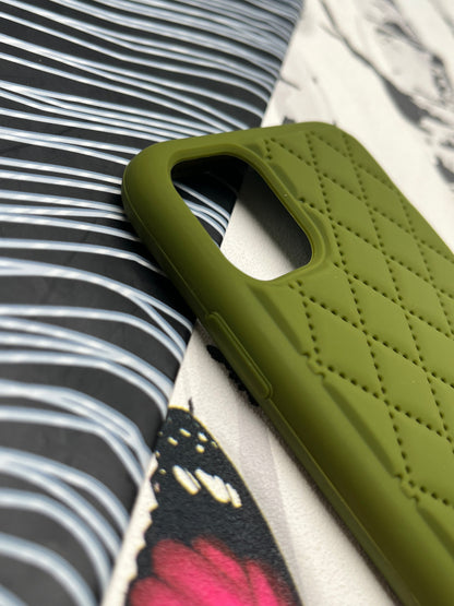 Quilted Matte Silicone Case