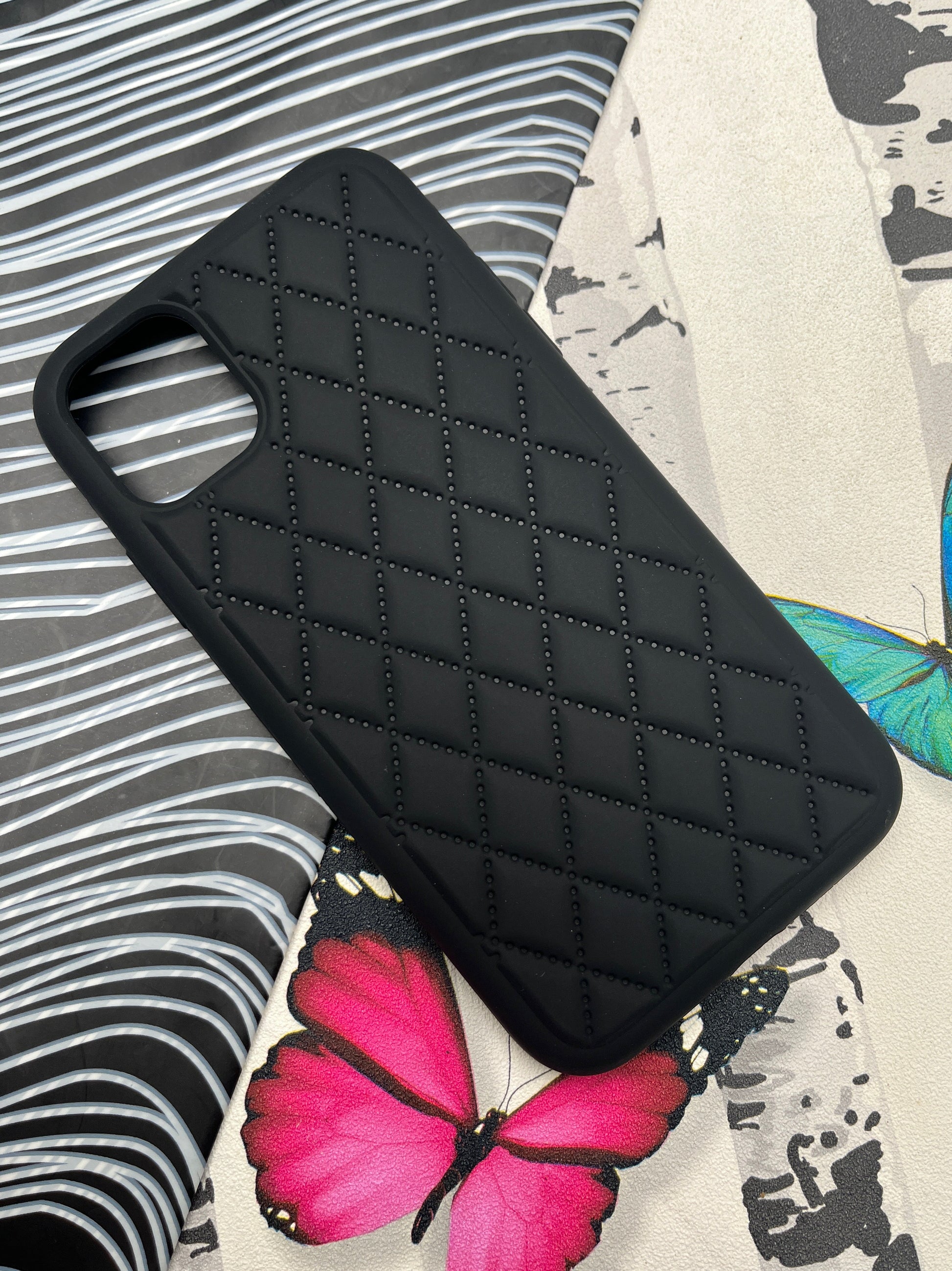 Quilted Matte Silicone Case