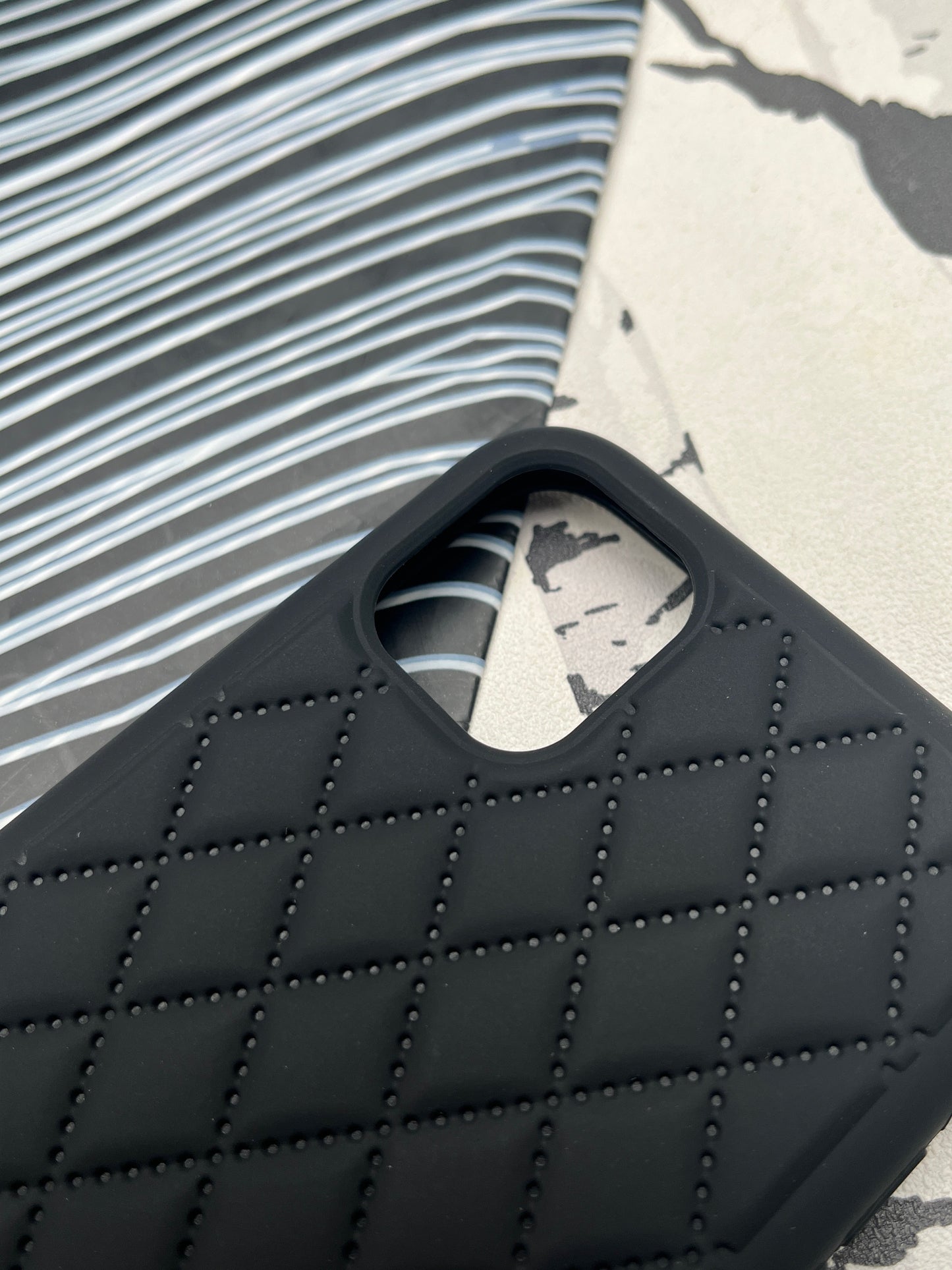 Quilted Matte Silicone Case