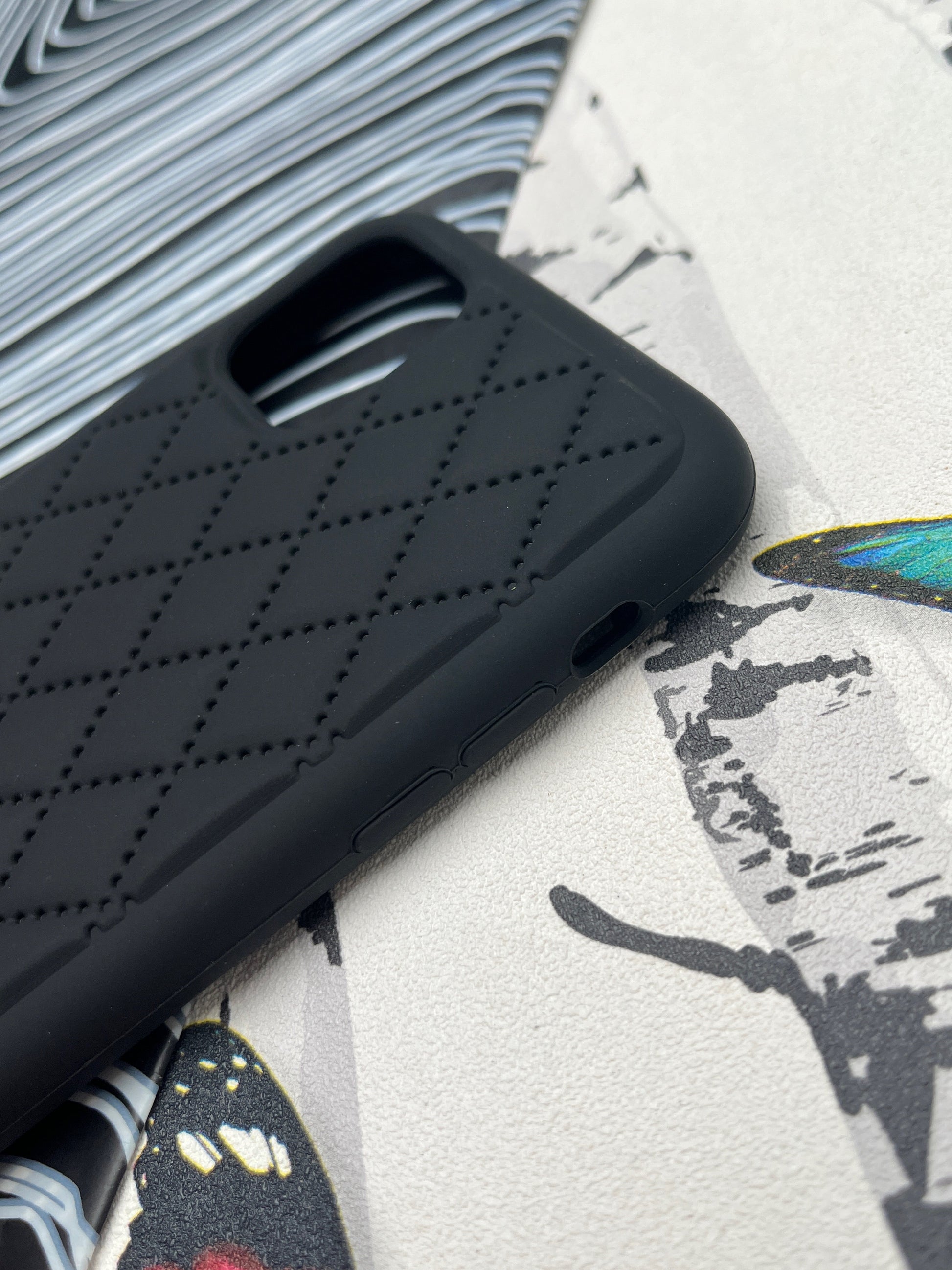 Quilted Matte Silicone Case