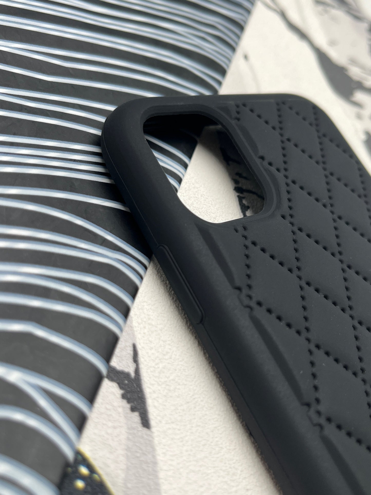 Quilted Matte Silicone Case