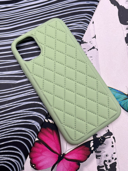 Quilted Matte Silicone Case