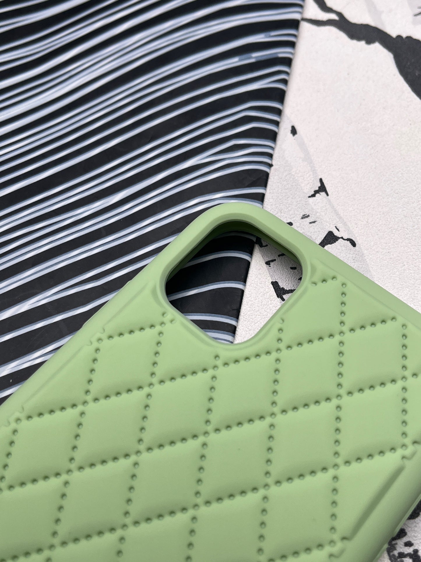 Quilted Matte Silicone Case