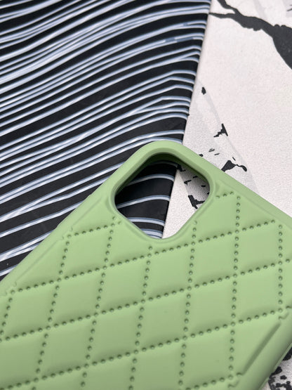 Quilted Matte Silicone Case