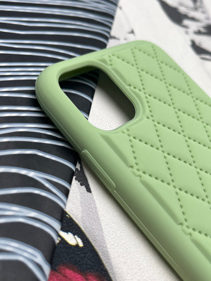 Quilted Matte Silicone Case