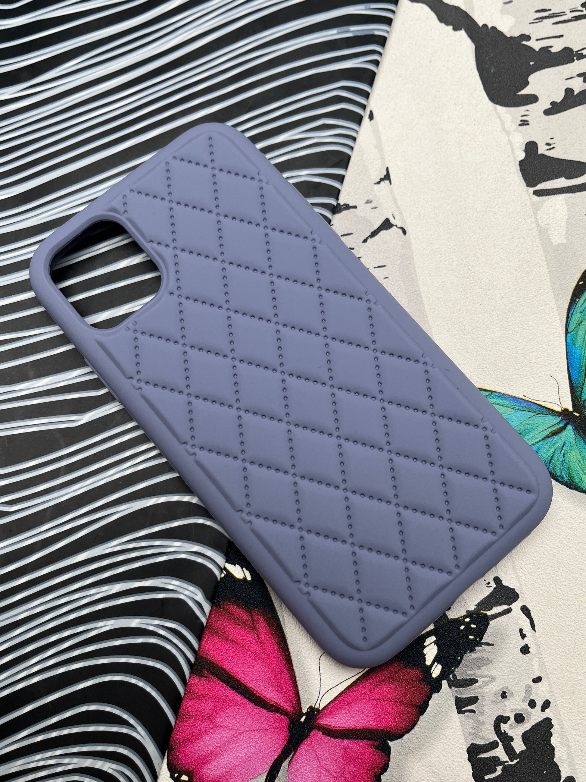 Quilted Matte Silicone Case