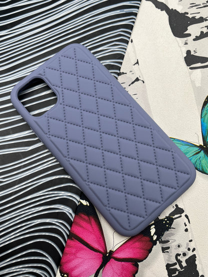 Quilted Matte Silicone Case