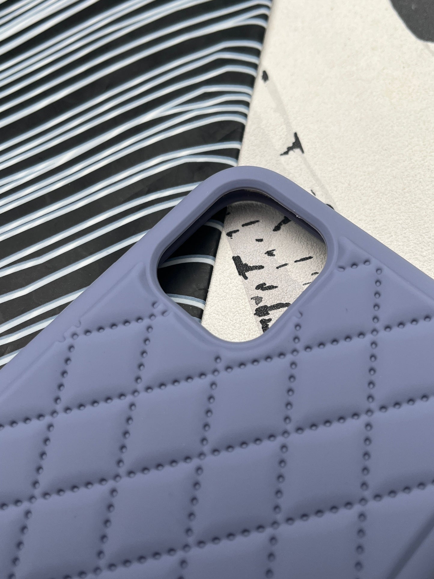 Quilted Matte Silicone Case
