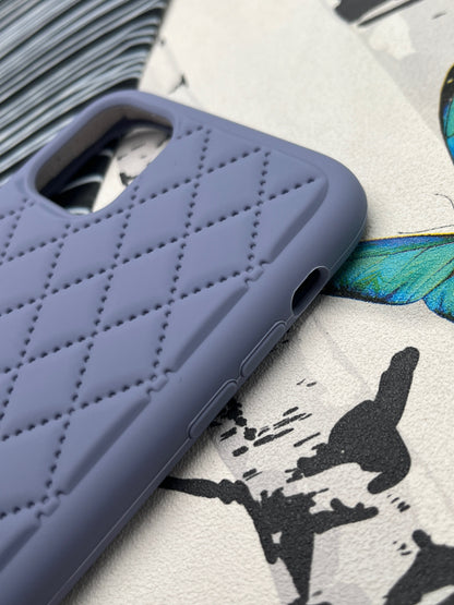 Quilted Matte Silicone Case