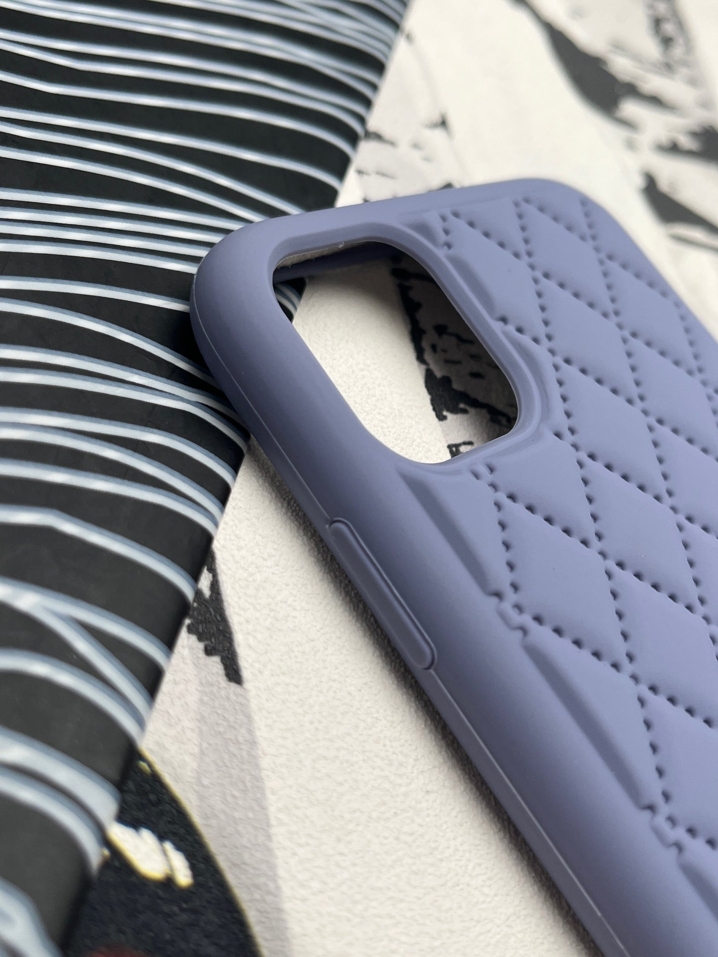 Quilted Matte Silicone Case