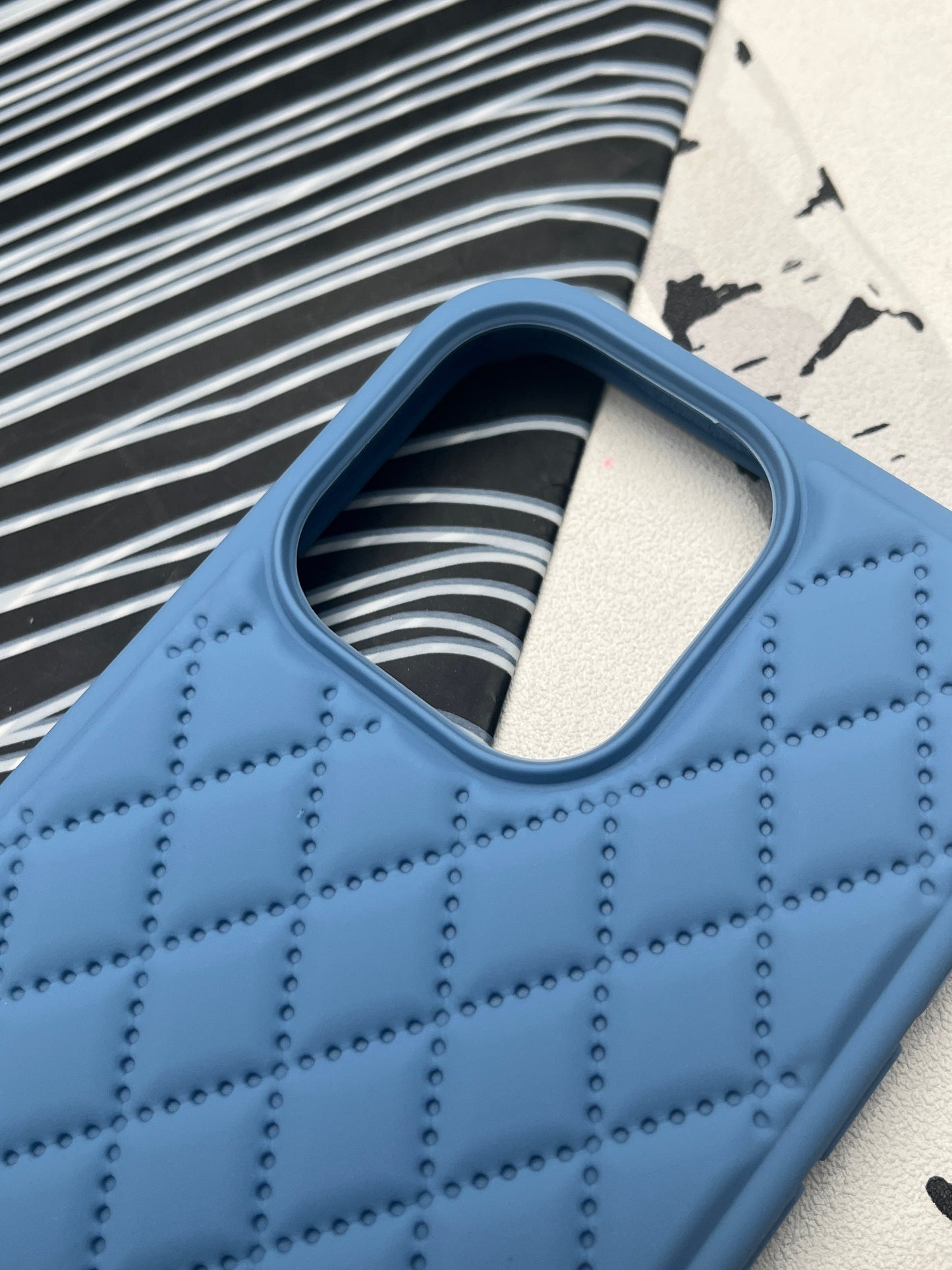 Quilted Matte Silicone Case