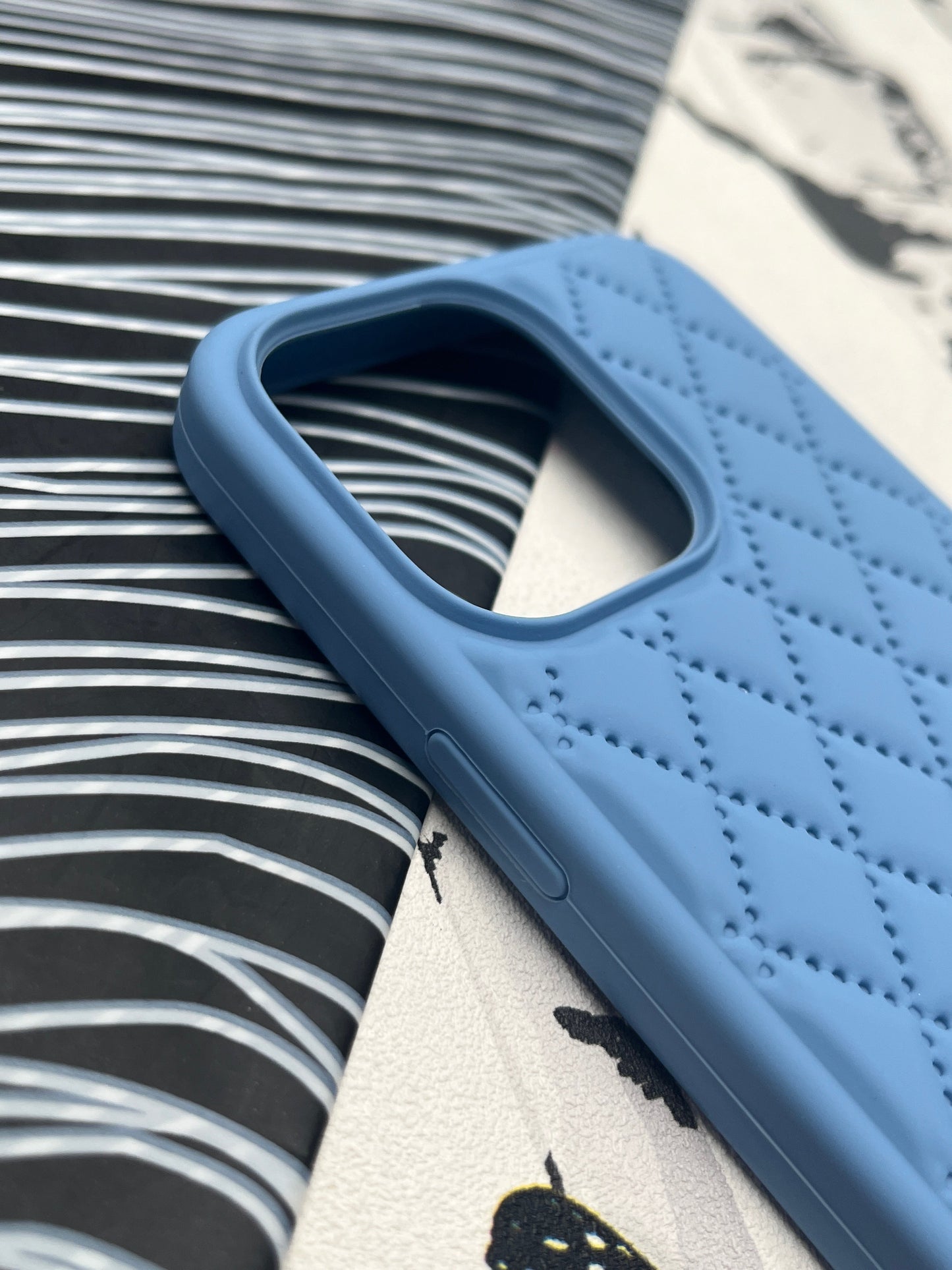 Quilted Matte Silicone Case