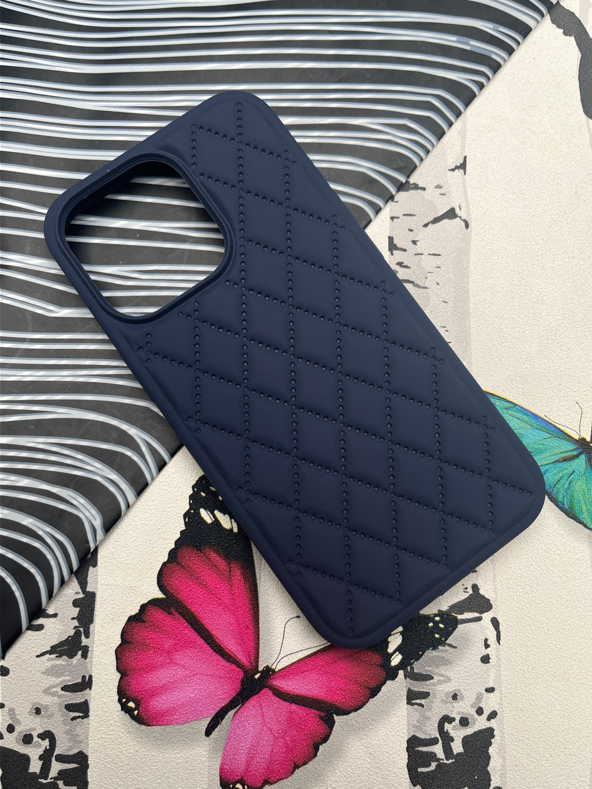 Quilted Matte Silicone Case