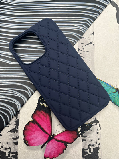 Quilted Matte Silicone Case