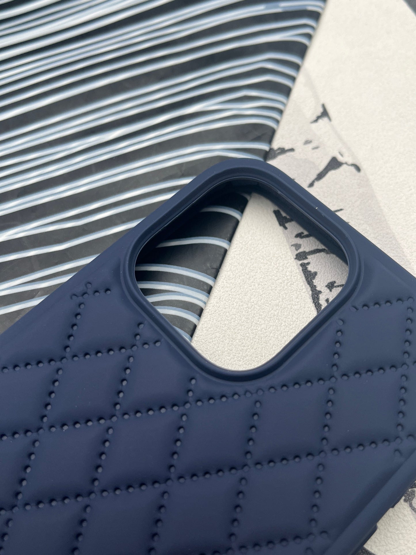 Quilted Matte Silicone Case