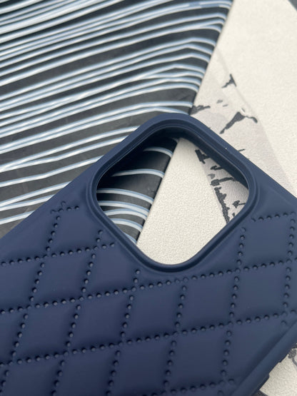 Quilted Matte Silicone Case