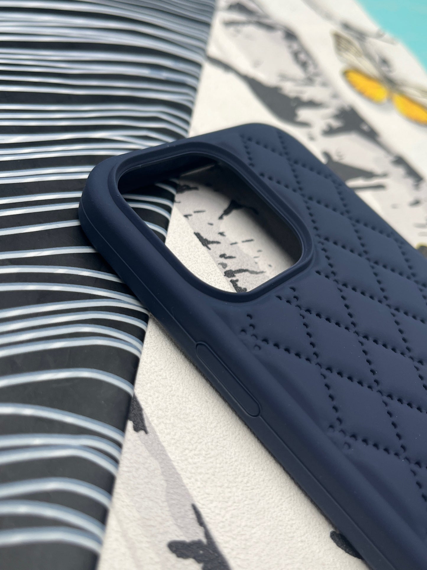 Quilted Matte Silicone Case