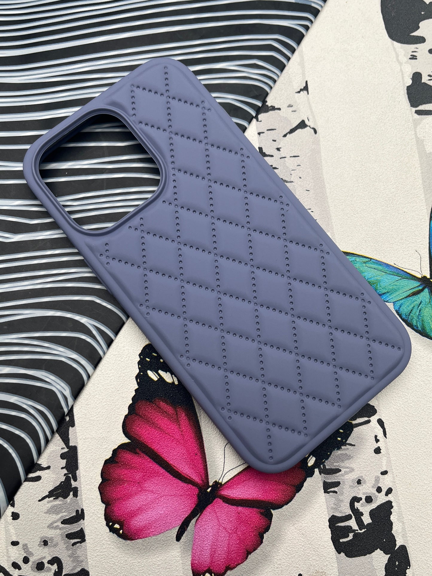 Quilted Matte Silicone Case