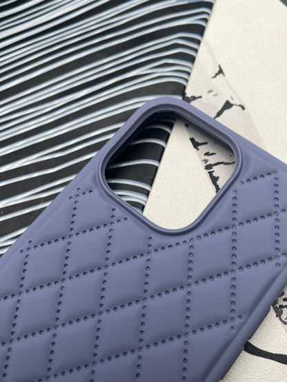 Quilted Matte Silicone Case
