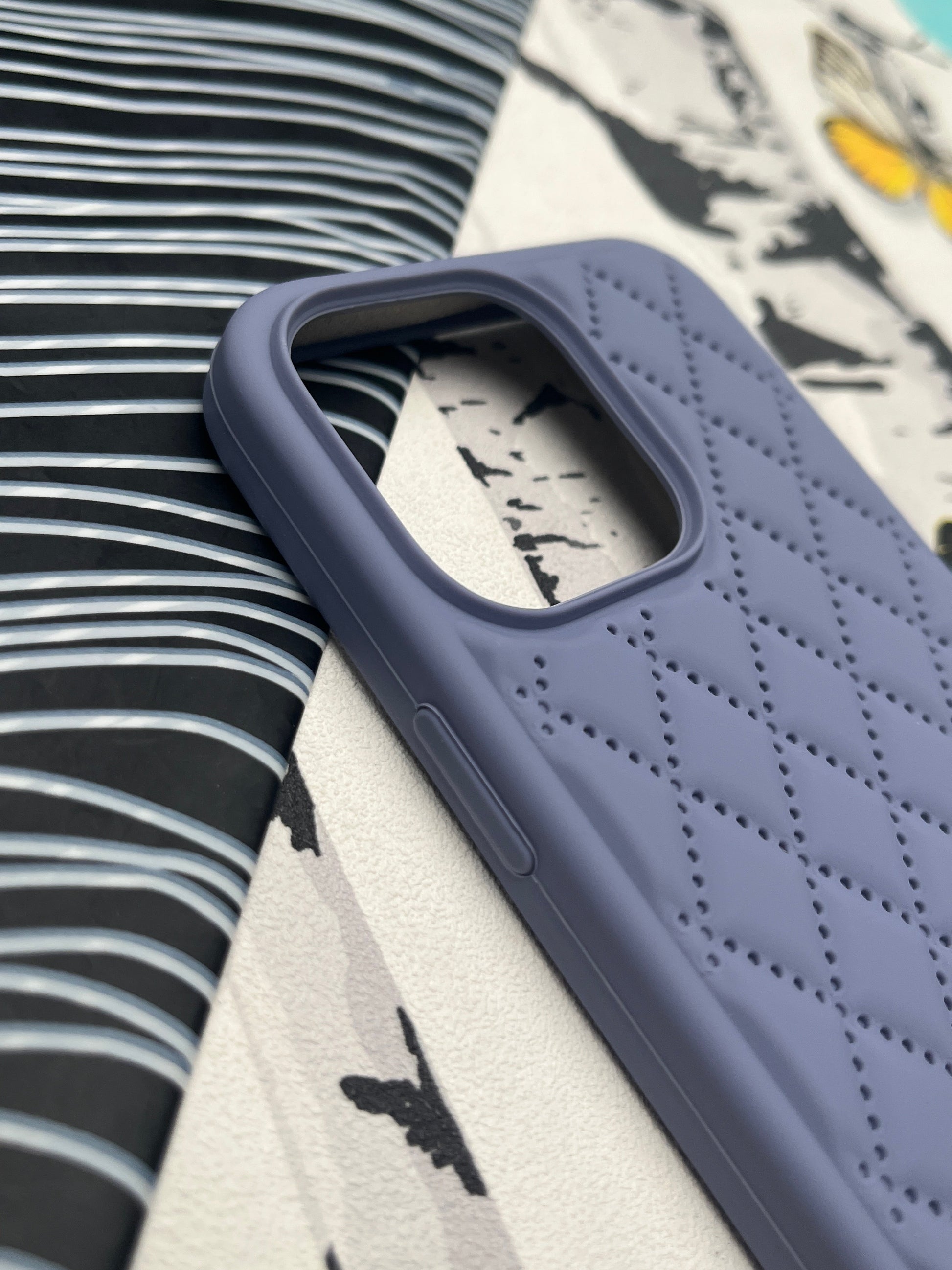 Quilted Matte Silicone Case