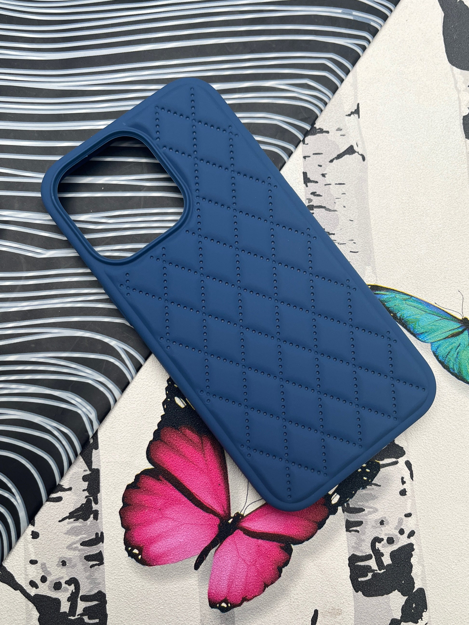 Quilted Matte Silicone Case