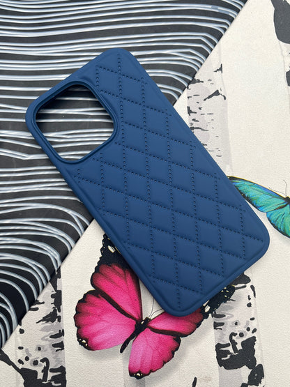 Quilted Matte Silicone Case