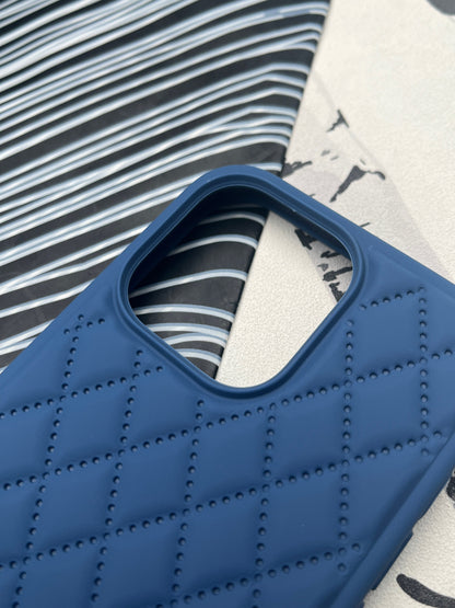 Quilted Matte Silicone Case