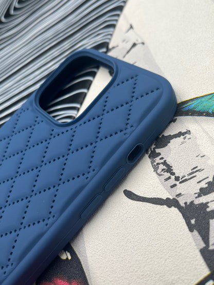 Quilted Matte Silicone Case