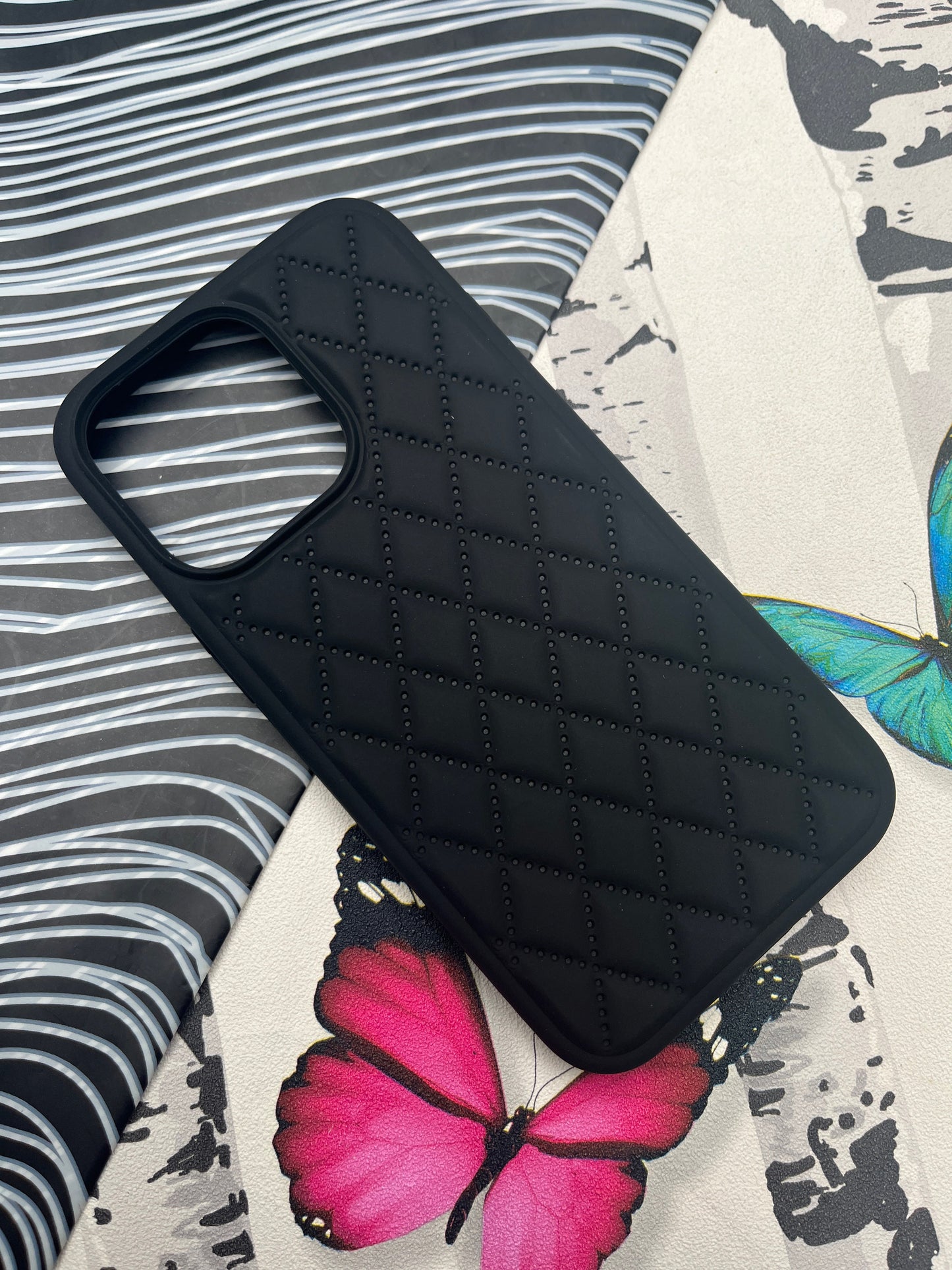 Quilted Matte Silicone Case