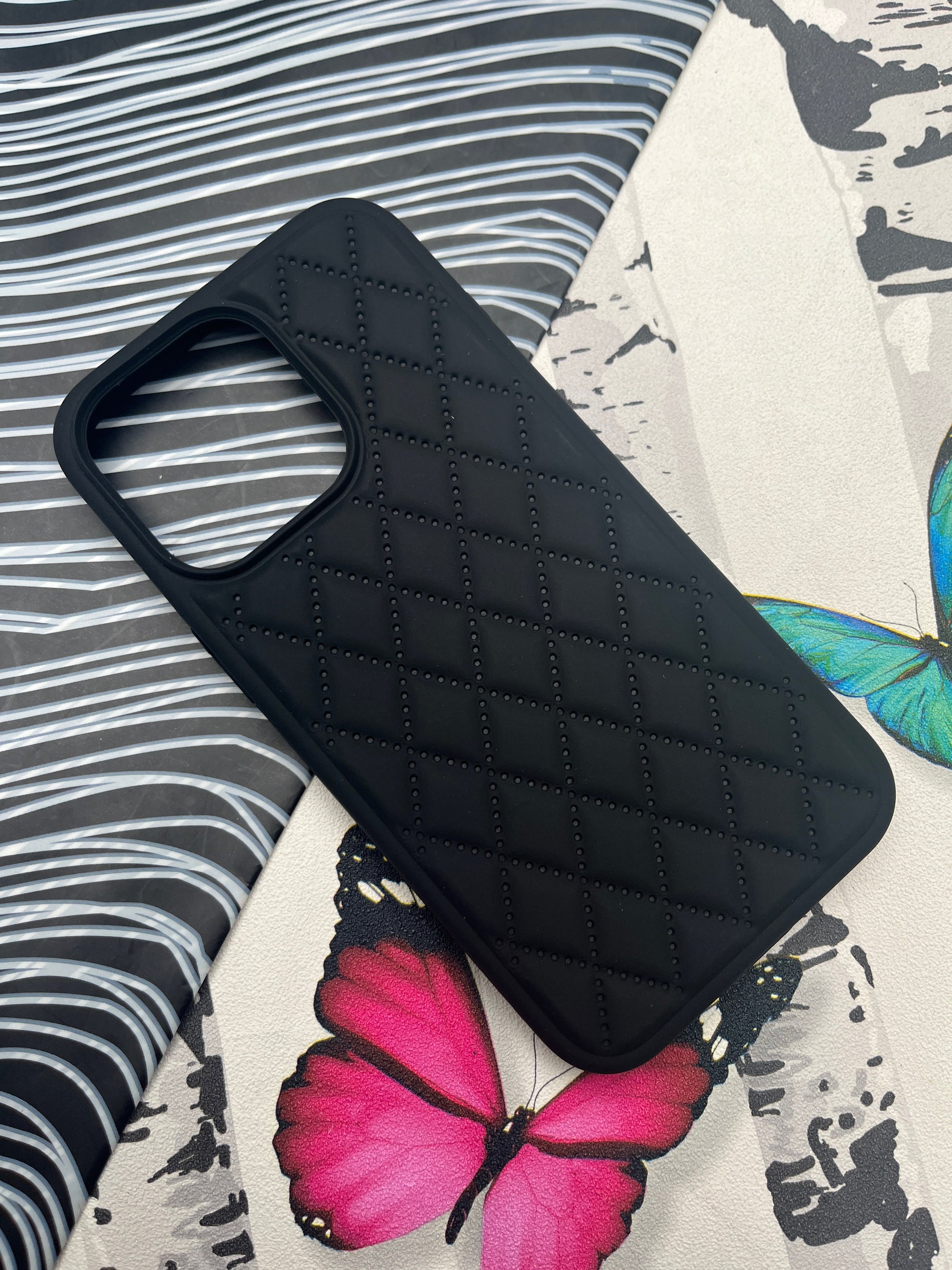 Quilted Matte Silicone Case