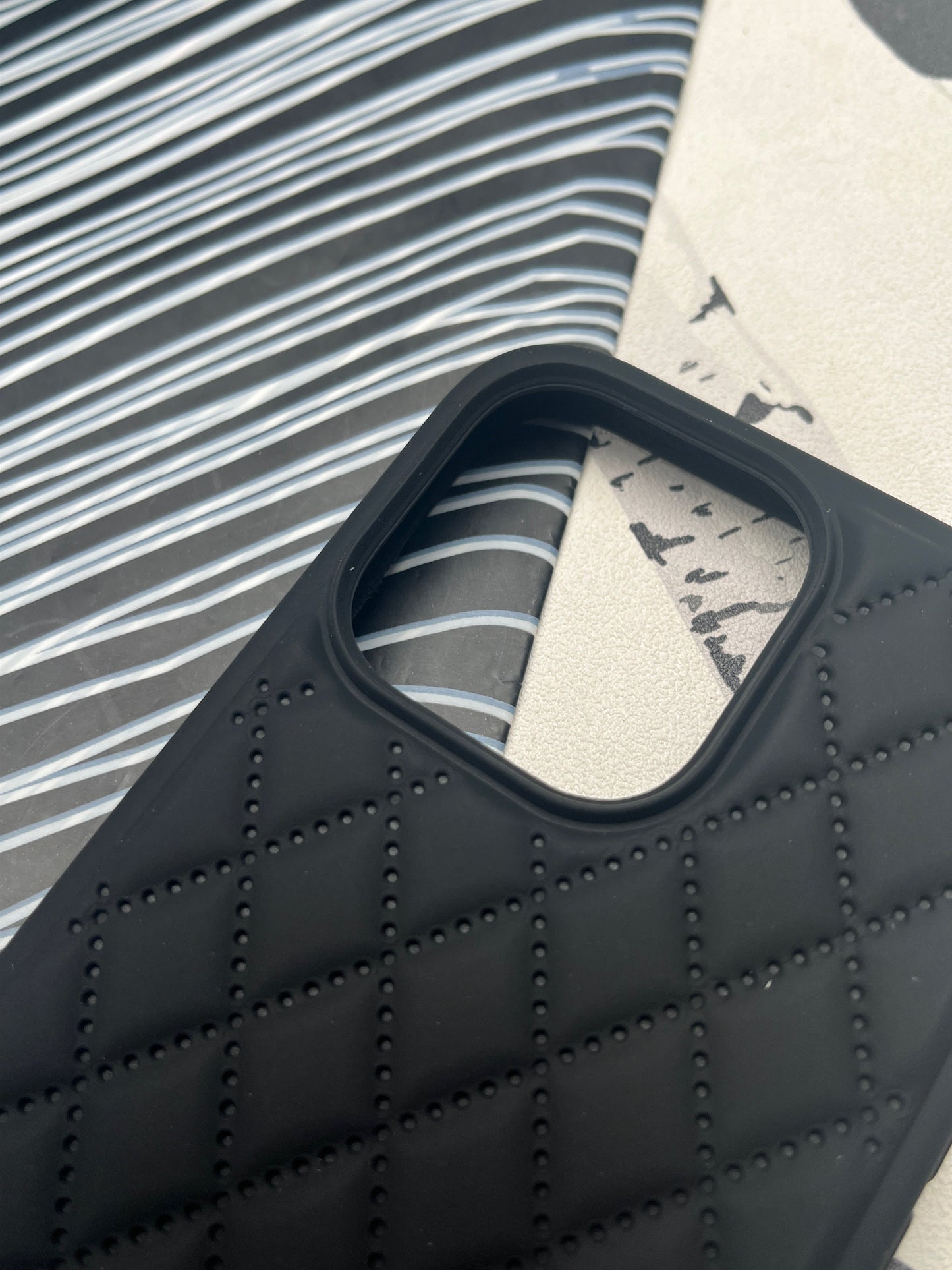 Quilted Matte Silicone Case