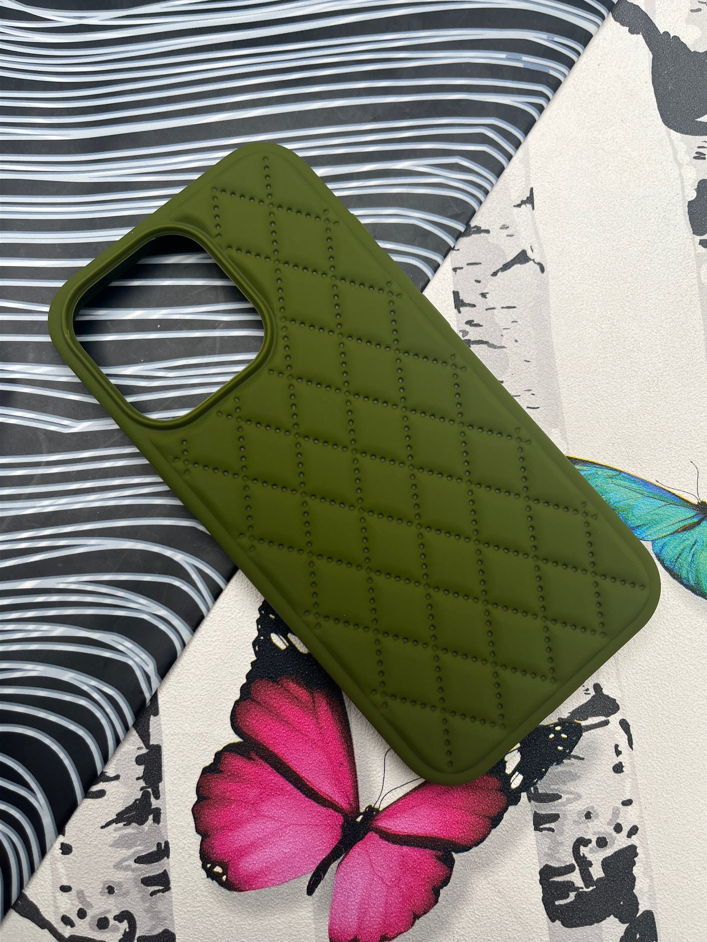 Quilted Matte Silicone Case