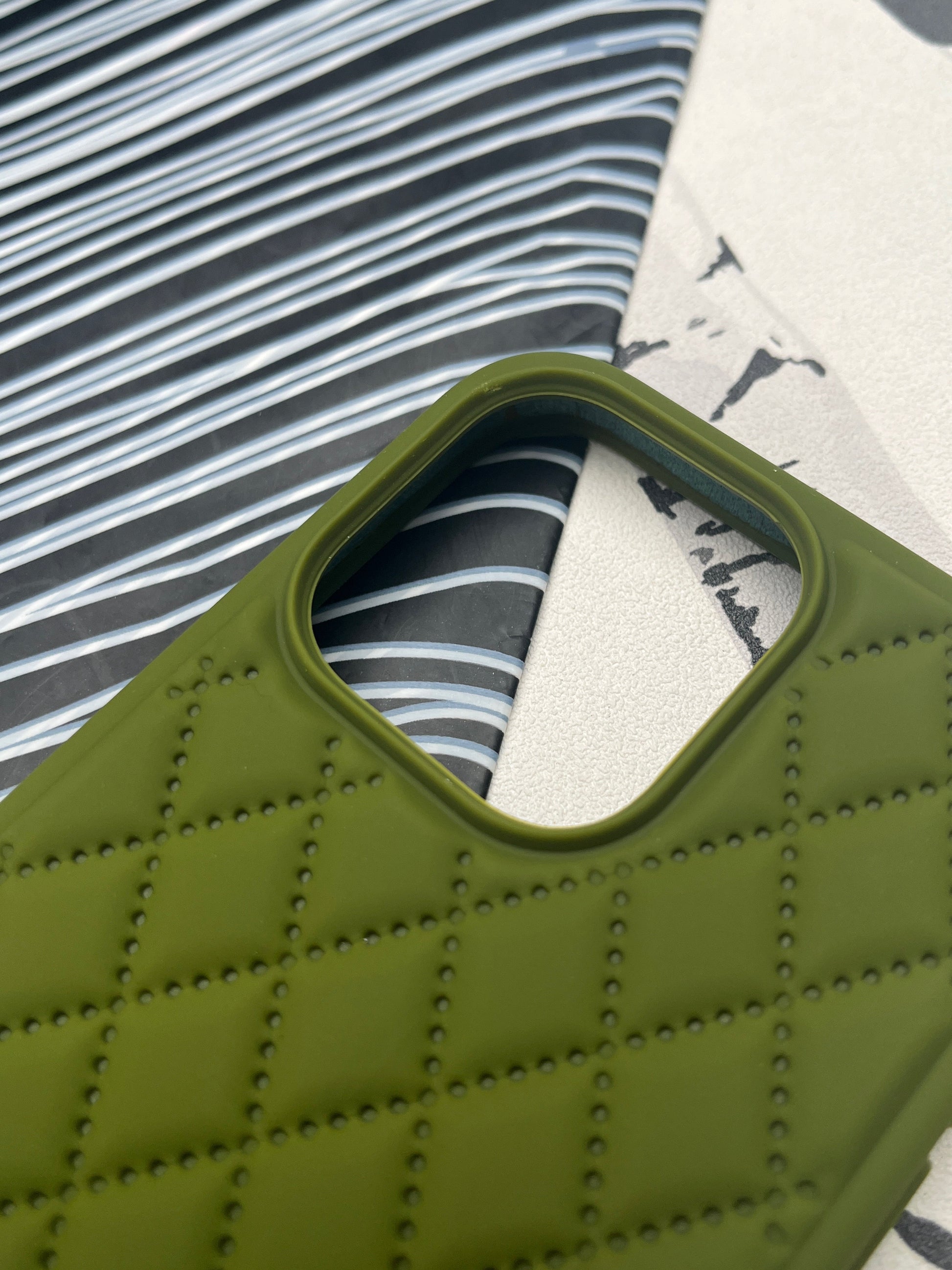 Quilted Matte Silicone Case