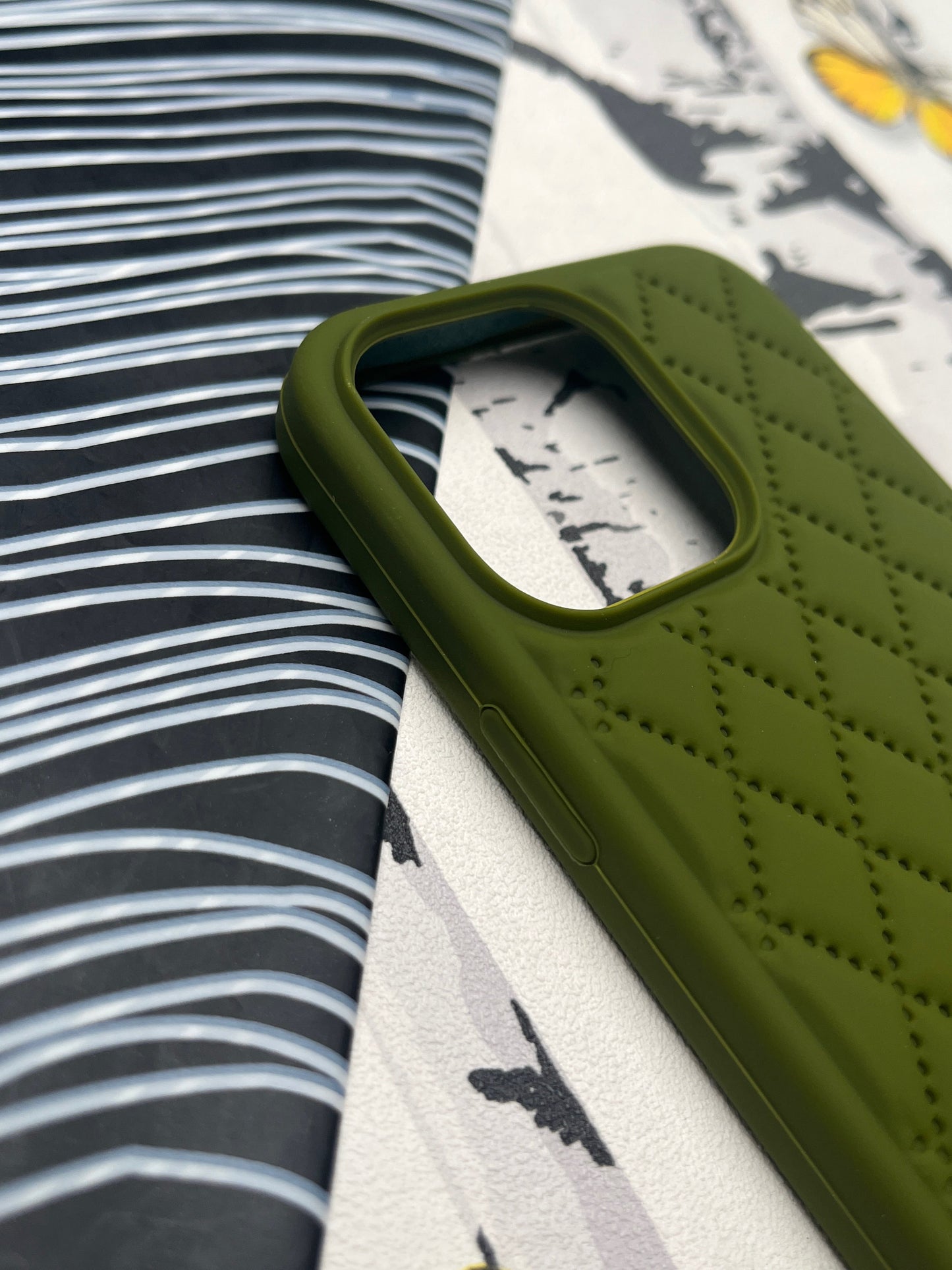 Quilted Matte Silicone Case