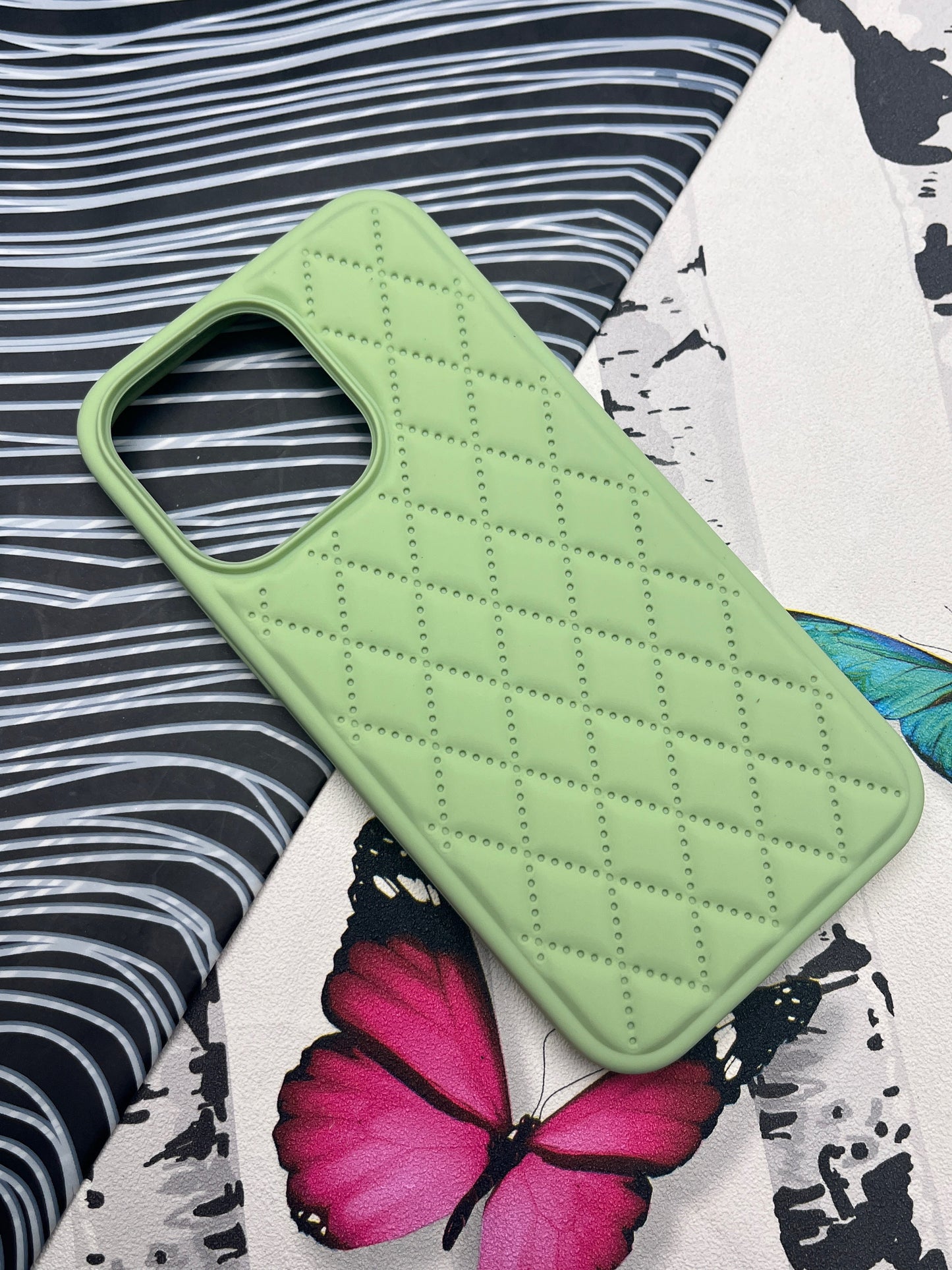 Quilted Matte Silicone Case