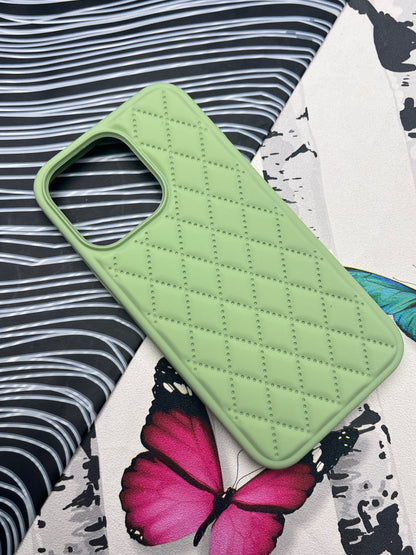 Quilted Matte Silicone Case
