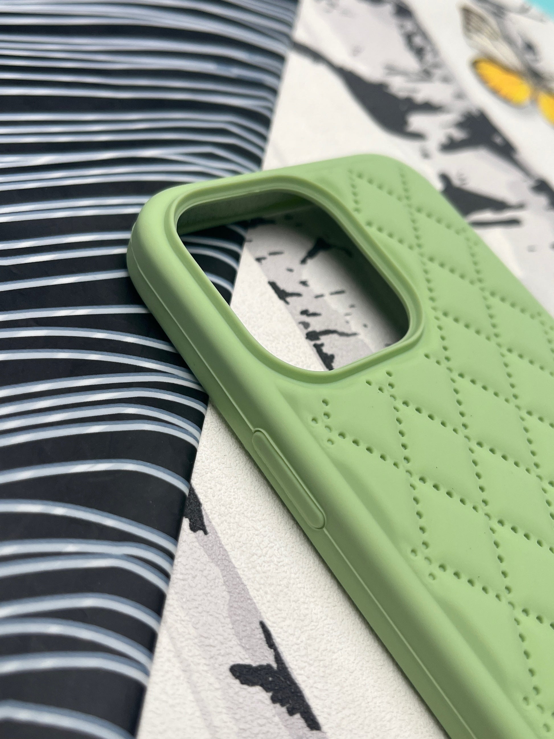 Quilted Matte Silicone Case