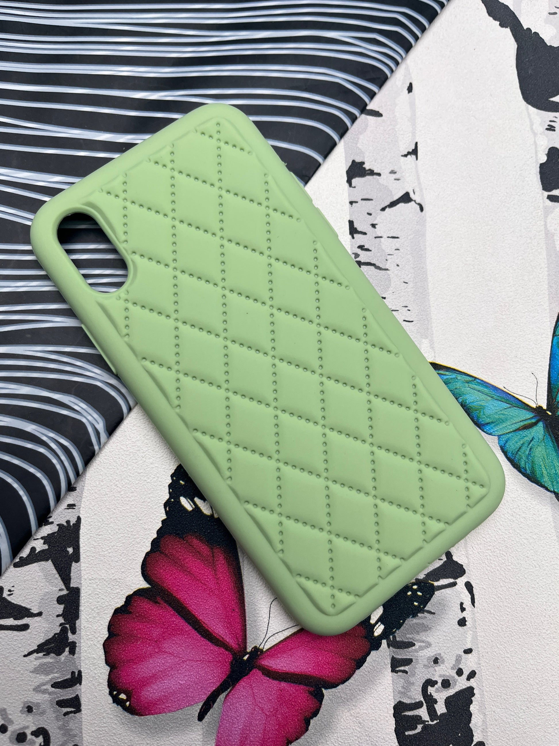 Quilted Matte Silicone Case
