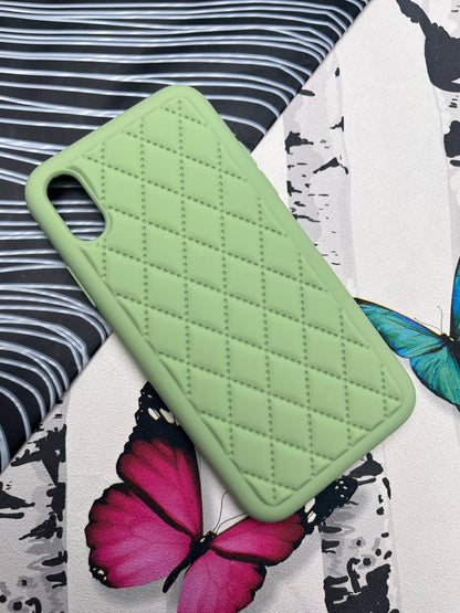 Quilted Matte Silicone Case