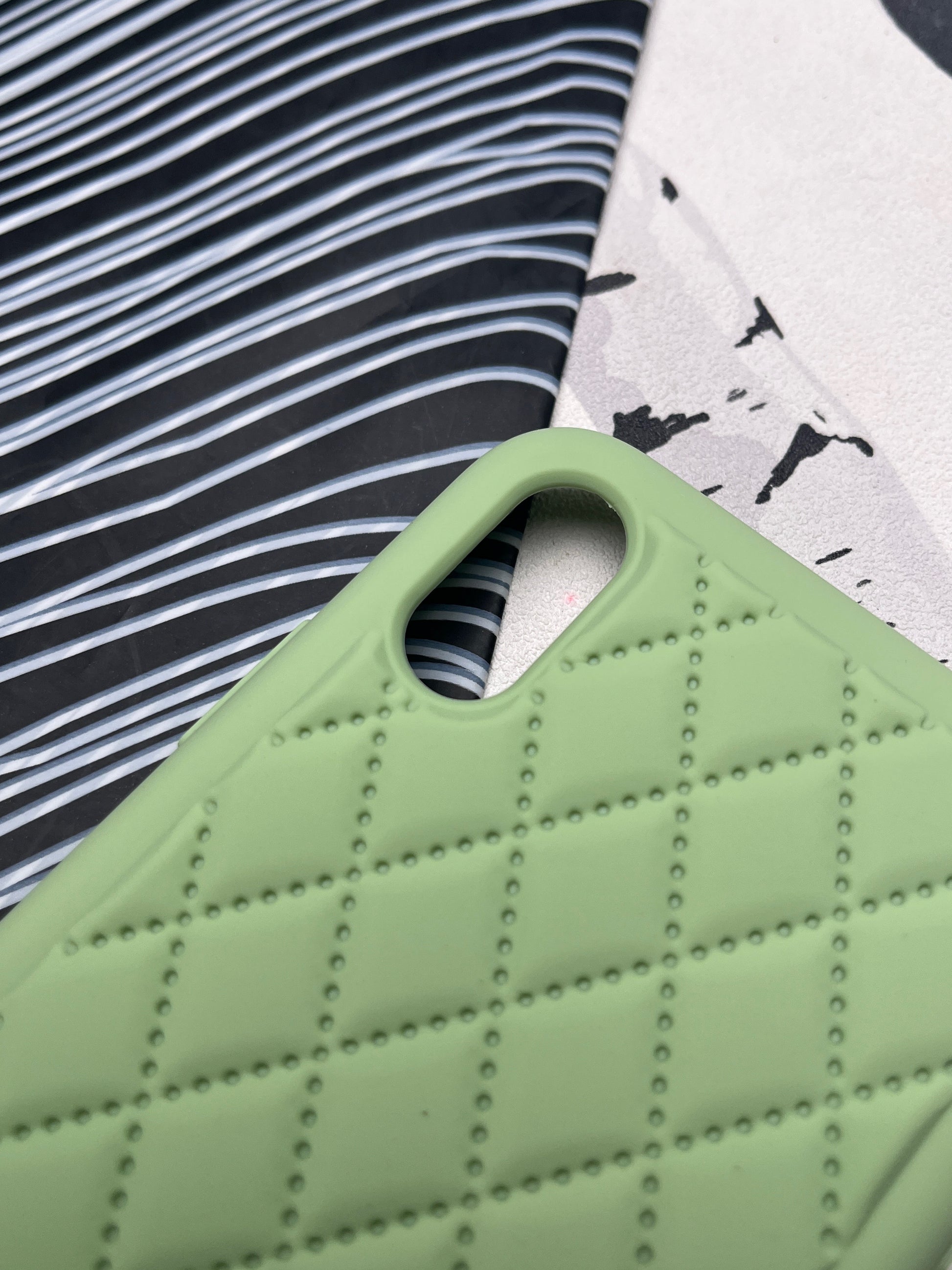 Quilted Matte Silicone Case
