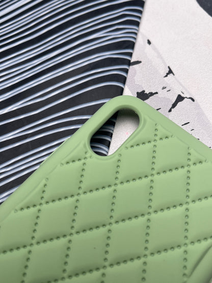 Quilted Matte Silicone Case