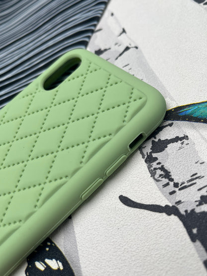 Quilted Matte Silicone Case