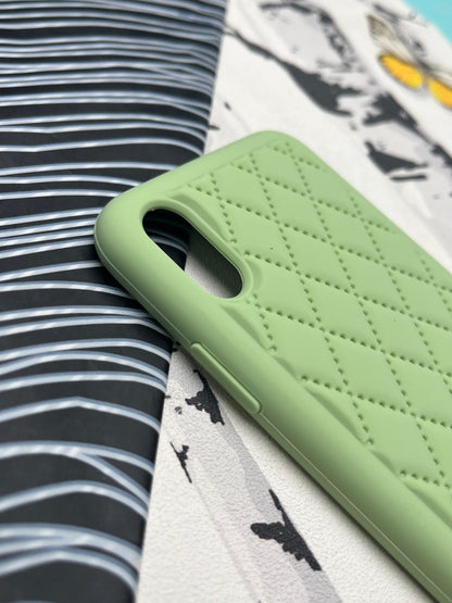 Quilted Matte Silicone Case