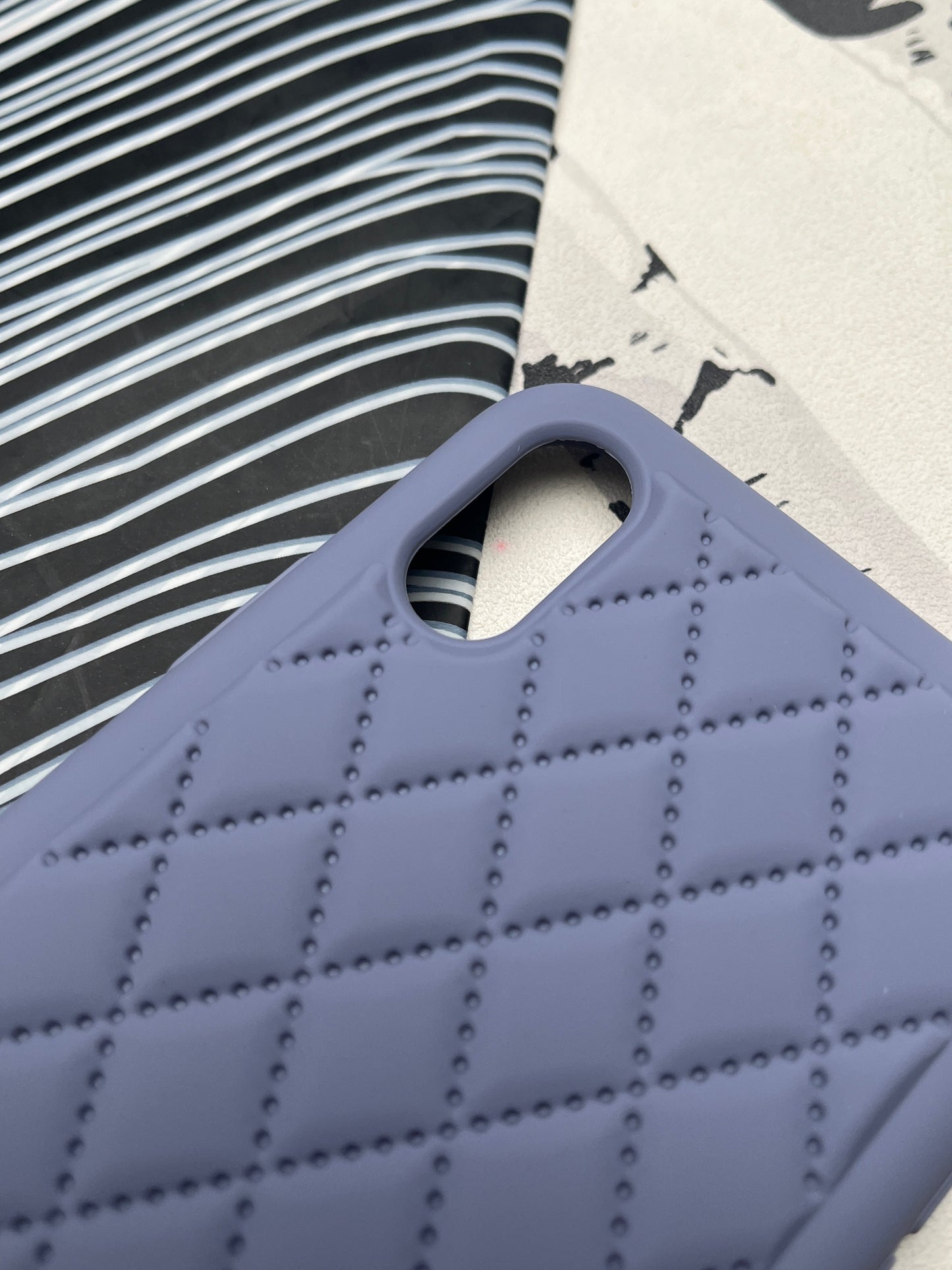 Quilted Matte Silicone Case