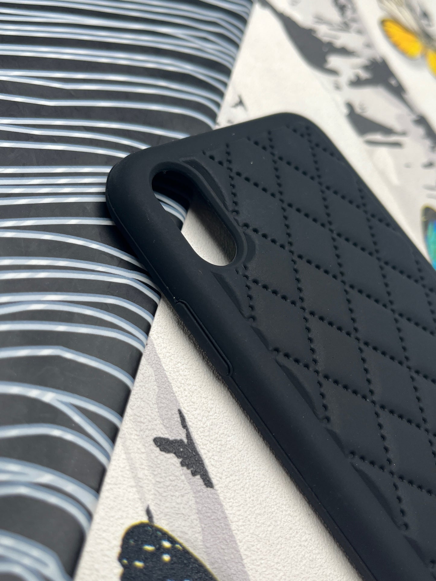 Quilted Matte Silicone Case